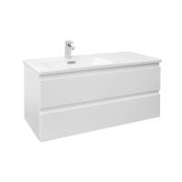 Тумба под раковину 100 см Jacob Delafon Madeleine EB2054-J5 левая блестящий белый