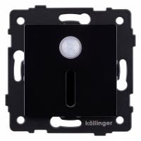 Заглушка для поста с подсветкой, без рамки Kollinger  REA-045BK