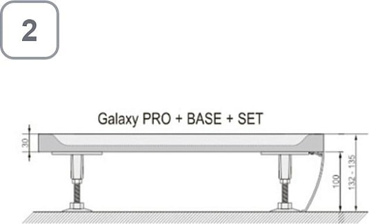 Панель для поддона Ravak Elipso Pro-80 SET белая XA934001010