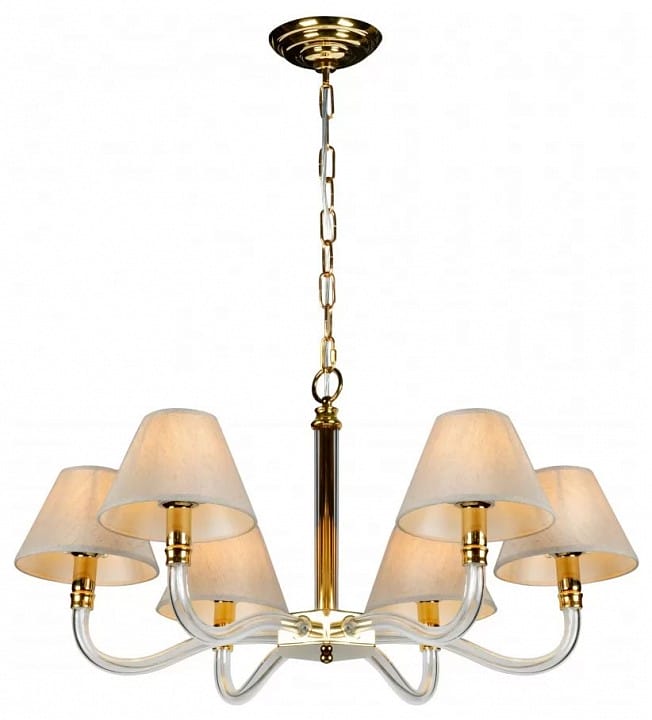 Подвесная люстра iLamp Amber YT2043-8 GD+Coffee