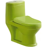 Унитаз-компакт GID Tr2192-G детский, с сиденьем микролифт, салатовый