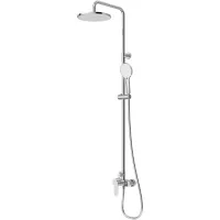 Душевая система Cezares Stylus STYLUS-CD-01 220 мм, со смесителем, хром