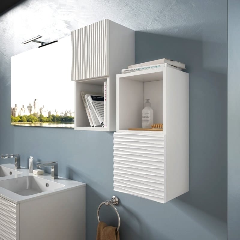 Шкаф-пенал Cezares Bali BACL140.601 Bianco Laccato Opaco