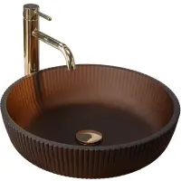 Раковина-чаша Rea Jodi REA-U0273 42x42 см, накладная, коричневый