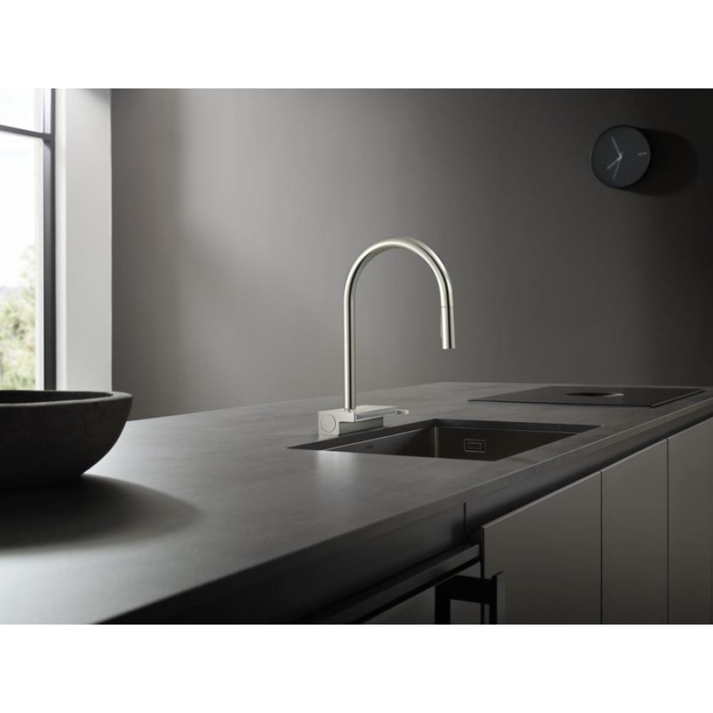 Смеситель для кухни hansgrohe Aquno Select M81 170 73831000 с вытяжным душем 3jet sBox хром