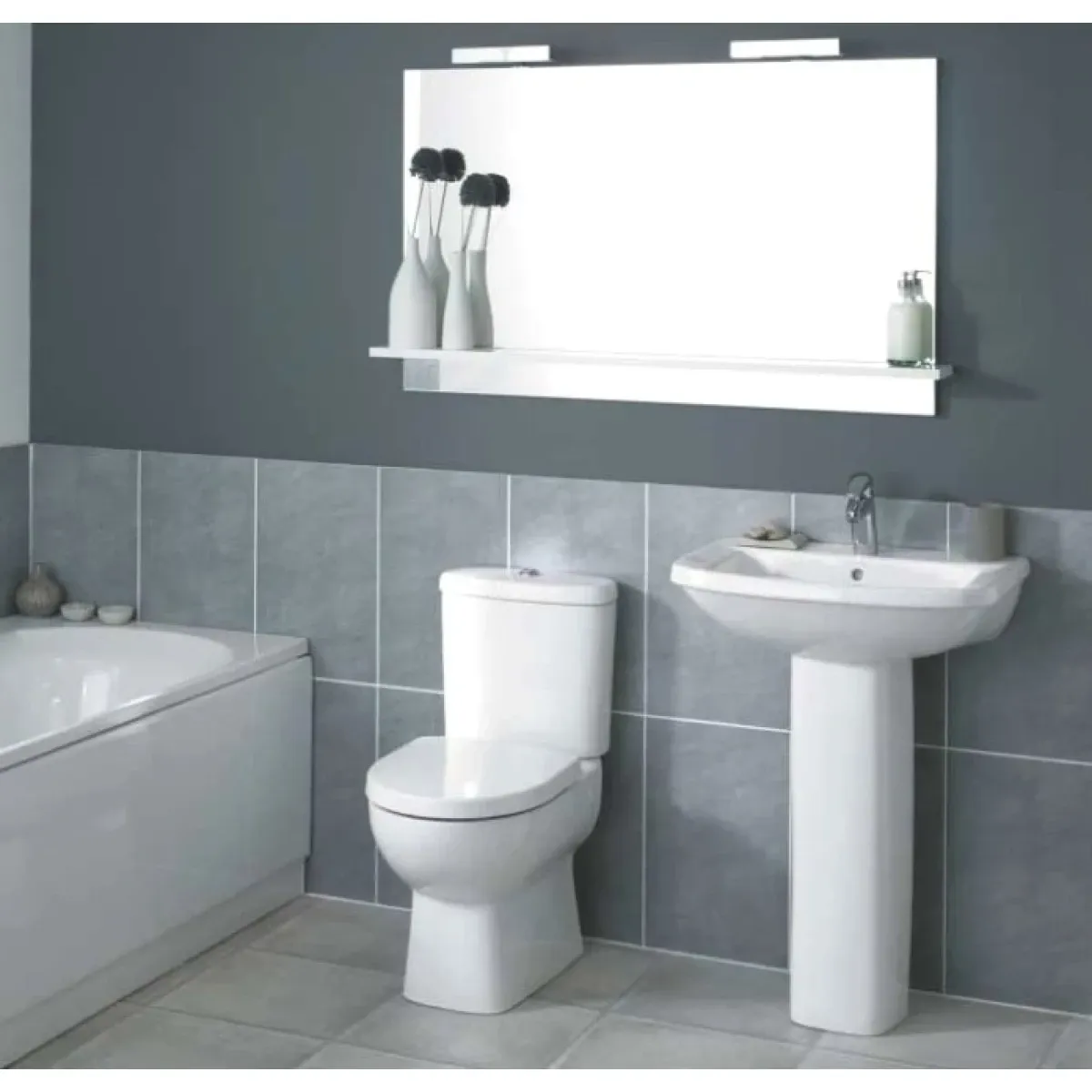 Унитаз-компакт Jacob Delafon Panache E1370-00 + E1368-00 + E70008-00 с сиденьем микролифт, белый