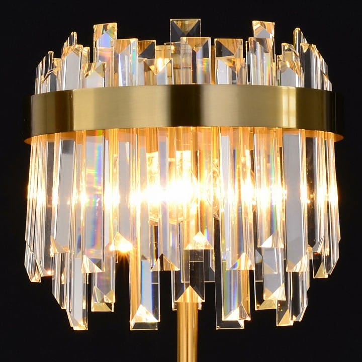 Настольная лампа декоративная ILLUMICO IL5189 IL5189-3TLS-29 BRASS MIRAGE
