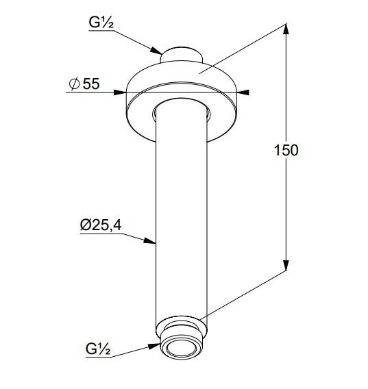 Кронштейн для душа Kludi A-Qa 66515N0-00 брашированное золото