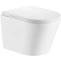 Унитаз подвесной Olive’S Torres TR30116DP безободковый, с сиденьем микролифт, белый