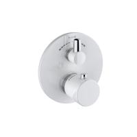 Термостатический смеситель для ванны и душа Kludi Balance 528109175 белый/хром