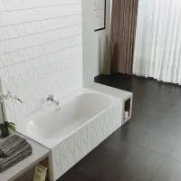 Ванна из литьевого мрамора Timo Anneli Solid Surface ANNELI1800 180x90 см, белый матовый