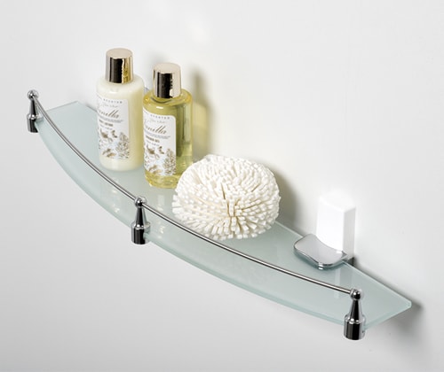 Полка стеклянная WasserKraft K-5044WHITE