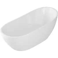 Акриловая ванна Grossman GR-1401 170x80 см, отдельностоящая, белый глянец