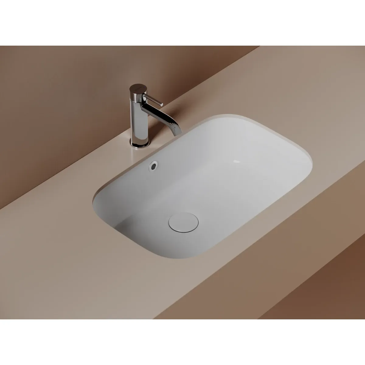 Раковина Ceramicanova Era CN15006 57x39,5 см, встраиваемая снизу, белый