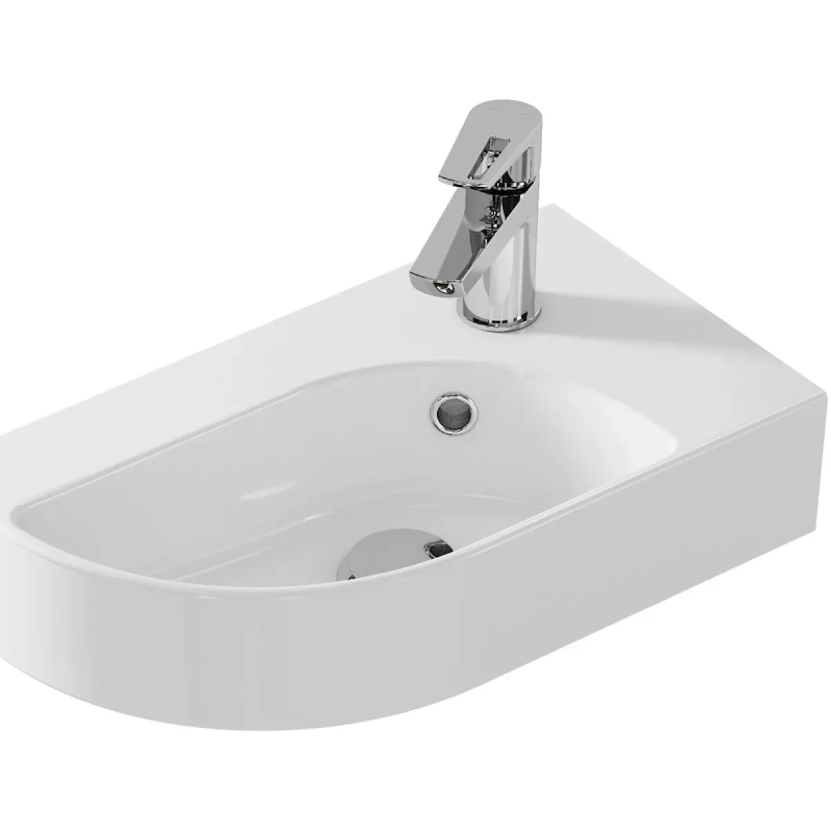 Раковина 45,5x25 см Cersanit Cameo UM-CAM45/1-w