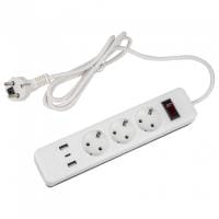 Сетевой фильтр Uniel S-GSR3-1,5 U2C1 WHITE/GREY UL-00012107