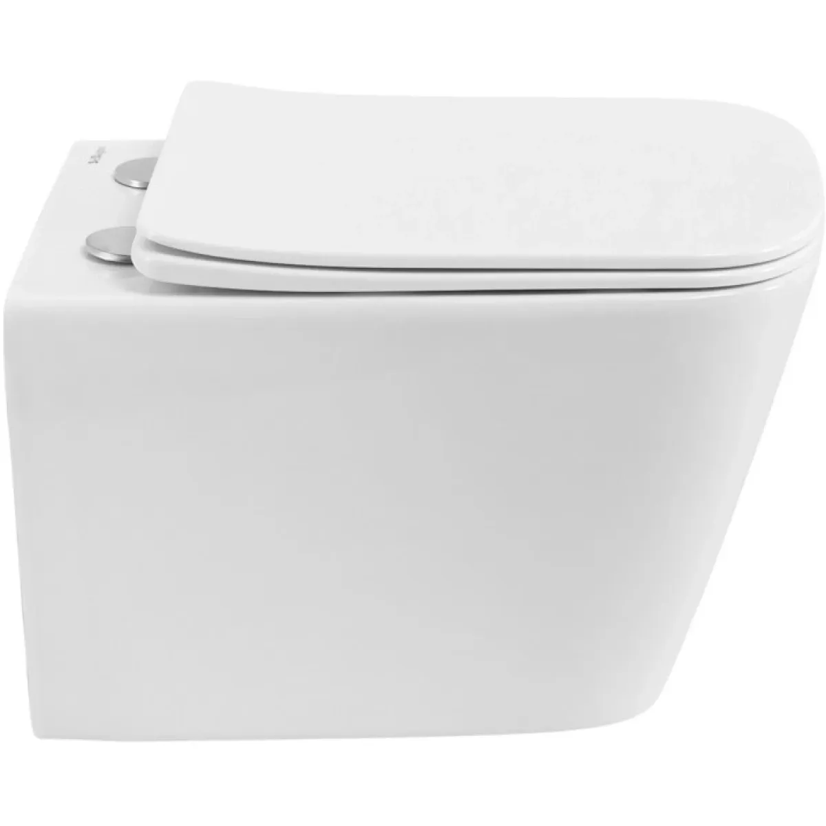 Унитаз подвесной BelBagno Kraft BB7106CH-TOR/SC безободковый, торнадо, с сиденьем микролифт, белый