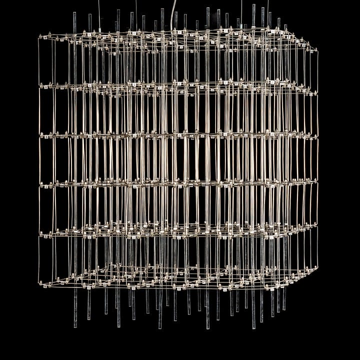 Подвесная люстра O-LUCE Cosmic Glass ячейка 15*15 см 1094011-0