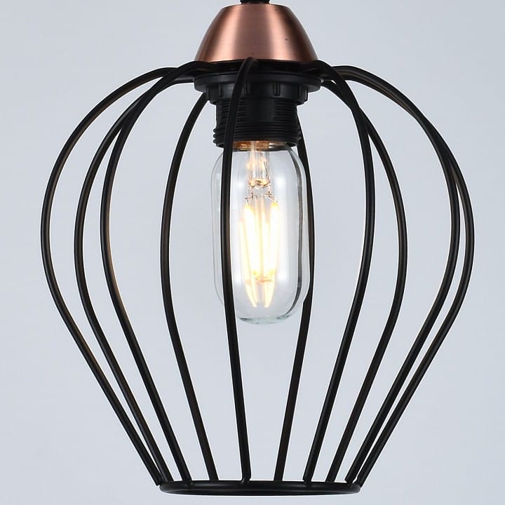 Подвесной светильник ILLUMICO  IL2001-1PA-05 BK ROSE GD