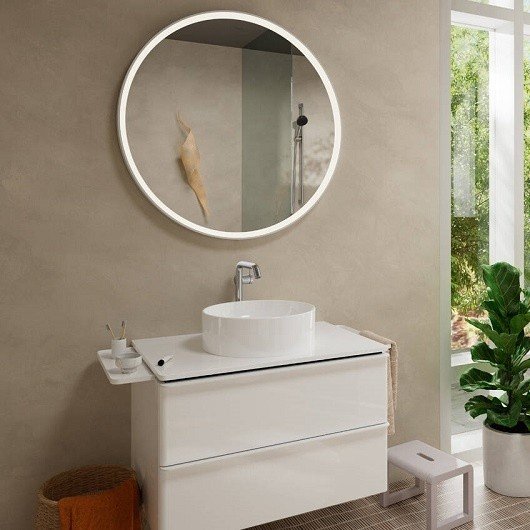Смеситель для раковины hansgrohe Tecturis S 73370140 с донным клапаном