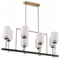 Люстра на штанге ST-Luce BLACK+BRASS SL1404.338.08