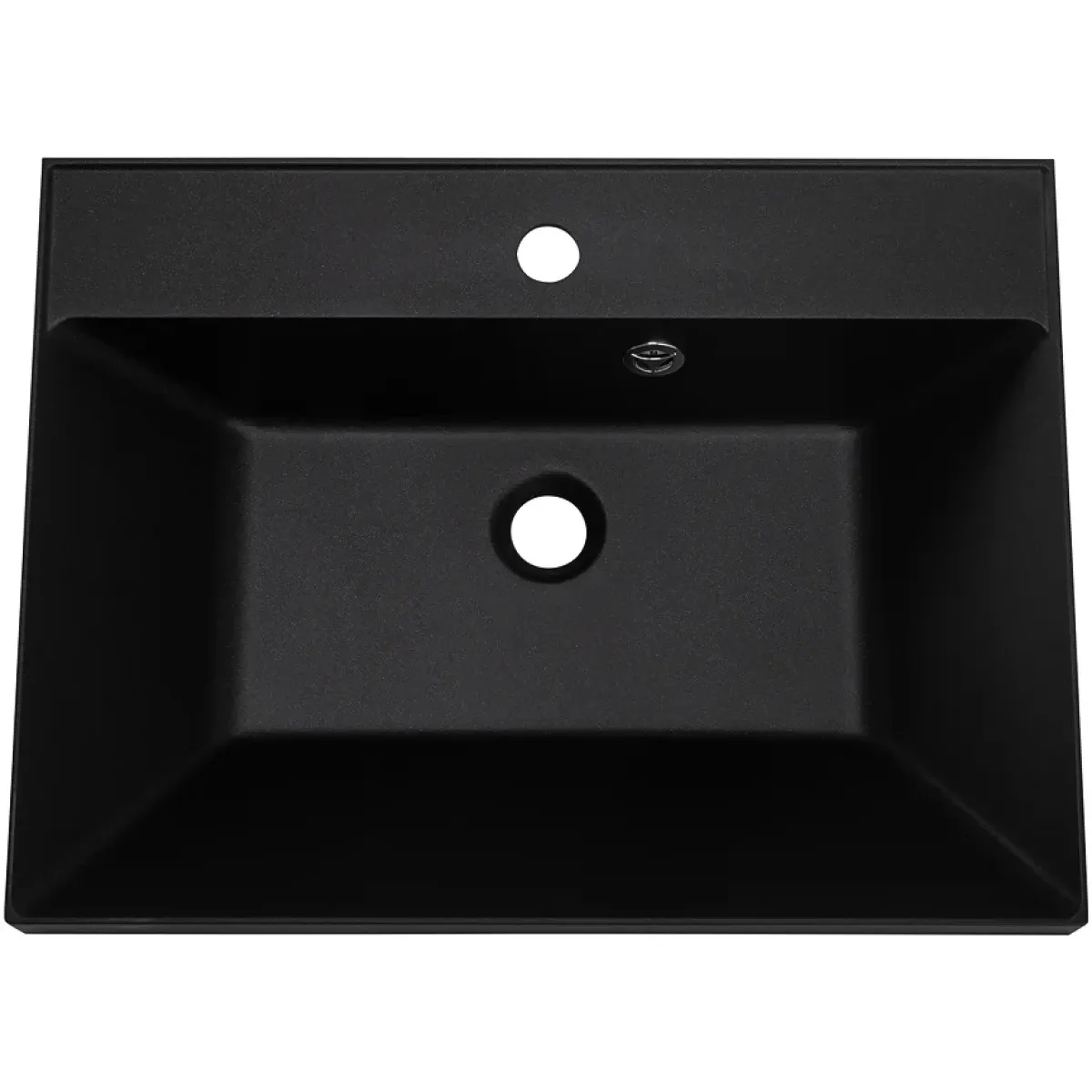 Раковина BelBagno BB600/450-LV-ART-AST-NERO 60x45 см, накладная, черный матовый