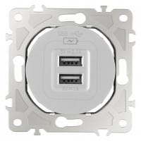 Розетка USB, без рамки Arte Milano am-202 202.46-1.silver