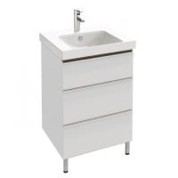 Тумба под раковину 55 см Jacob Delafon Odeon Up EB990-N18 белый блестящий