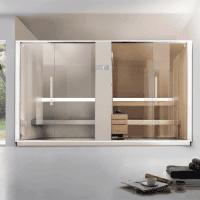 Сауна-хаммам Effe Logica SH 373x171 LO 40 01 0004 правая мягкий песок