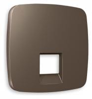 Накладка для розетки RJ-11 или RJ-45 Ambrella Volt OMEGA OP6420