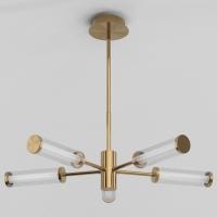 Люстра на штанге Eurosvet Stark 50386/5 LED латунь