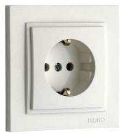 Розетка с заземлением Mono Electric Despina 102-010021-117