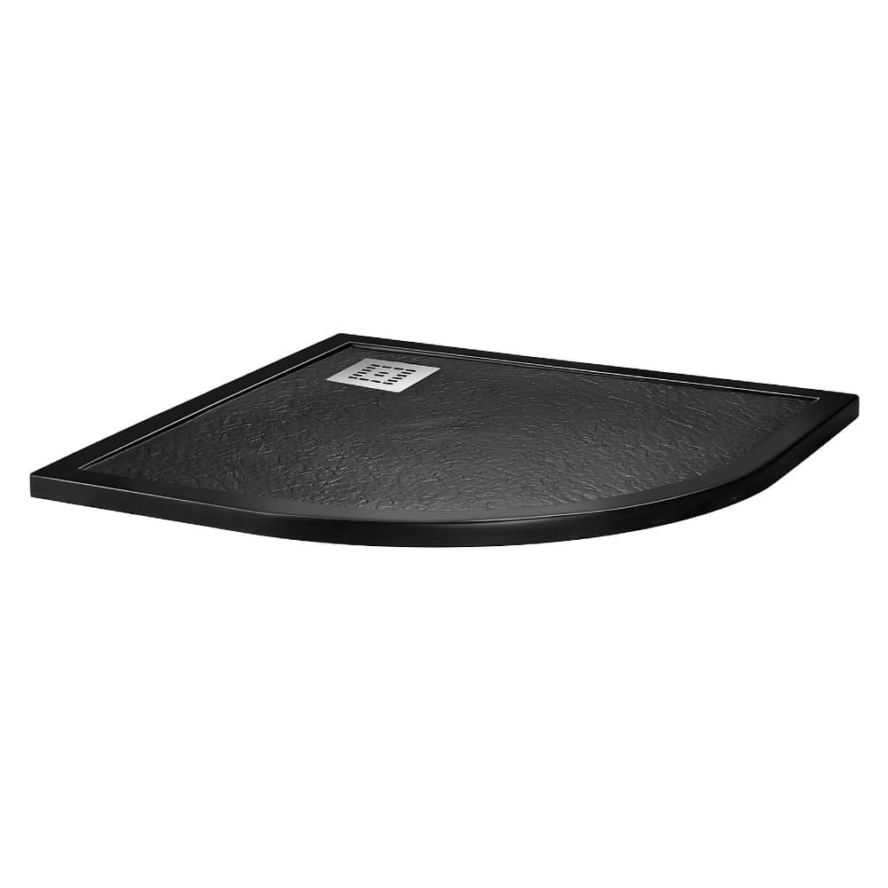 Душевой поддон BelBagno Uno 90 TRAY-MR-UNO-R-90-550-35-NERO-CR черный