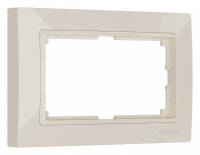 Рамка для двойной розетки Werkel Snabb Basic (слоновая кость) W0082003