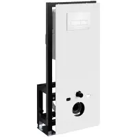 Инсталляция для унитаза WasserKRAFT Glan 66 66TLT.010.ME.WH.WH03 с кнопкой смыва, белый