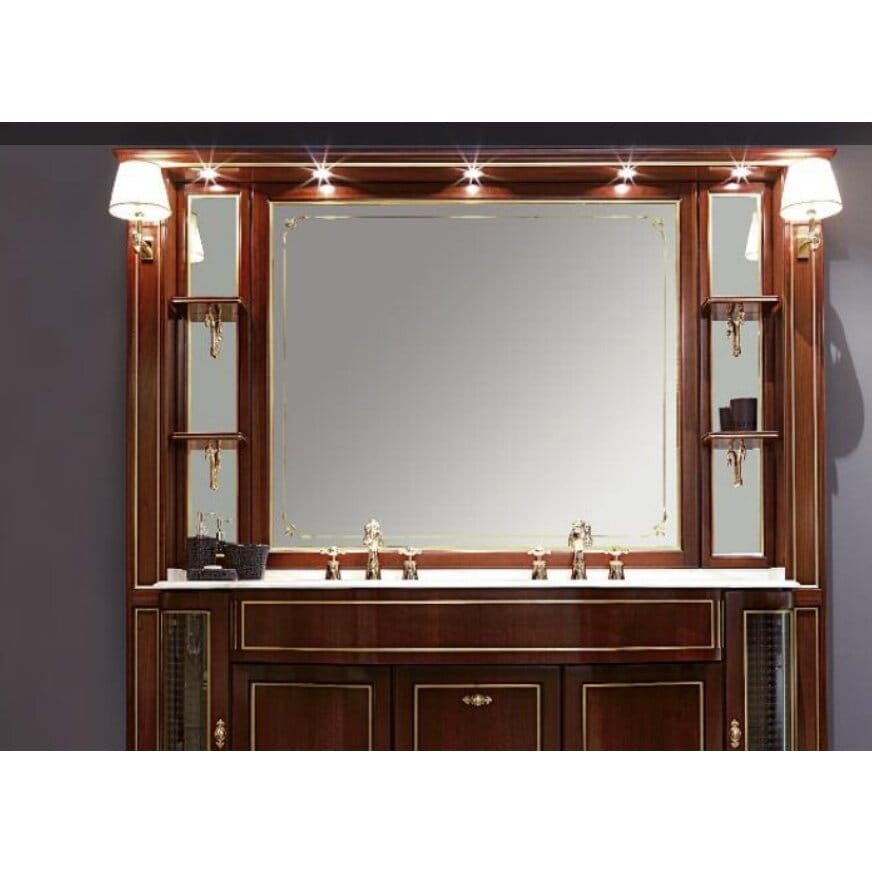 Зеркало Eurodesign Il Borgo 126х109h BSR-126 орех