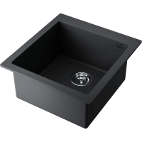 Кухонная мойка Omoikiri Bosen 47 4993586 черная матовая