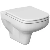 Унитаз подвесной Cersanit Colour MZ-COLOUR-COn-DL-w безободковый, с сиденьем микролифт, белый