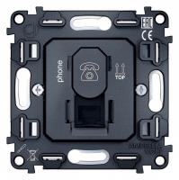 Механизм розетки Ethernet RJ-45 со шторкам Ambrella Volt Quant VM190