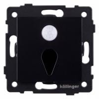 Заглушка для поста с подсветкой, без рамки Kollinger  REA-044BK