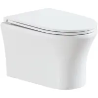 Унитаз подвесной Olive’S Sierra SR30116DP безободковый, с сиденьем микролифт, белый