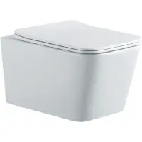 Унитаз подвесной Aquatek Либра AQ0530N-00 безободковый, с сиденьем микролифт, белый