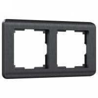 Рамка на 2 поста Werkel Stream (графит) W0022104