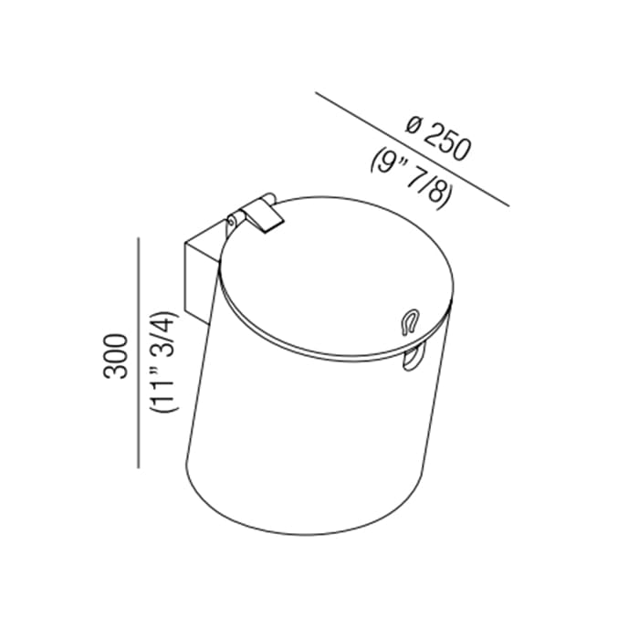 Корзина Agape Midi Basket ACOM0601PT светлое дерево