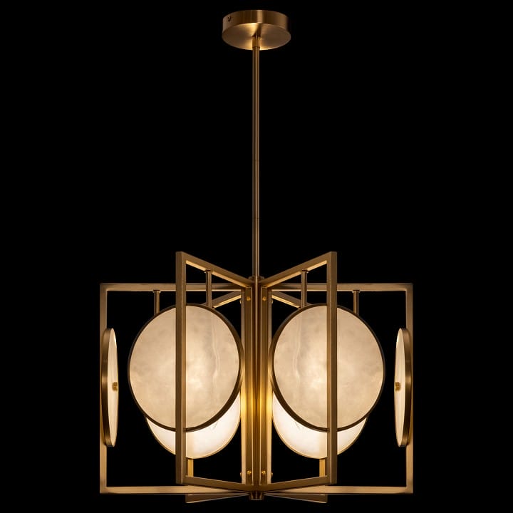 Люстра на штанге Maytoni Мармо MOD099PL-06G