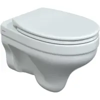 Унитаз подвесной Berges Albit S 082146 безободковый, с сиденьем микролифт, белый