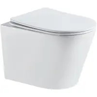 Унитаз подвесной Vincea Piatti VT1-11T безободковый, торнадо, с сиденьем микролифт, белый