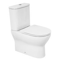 Унитаз-компакт безободковый с сиденьем BelBagno ENERGIA BB8134CPR/SC