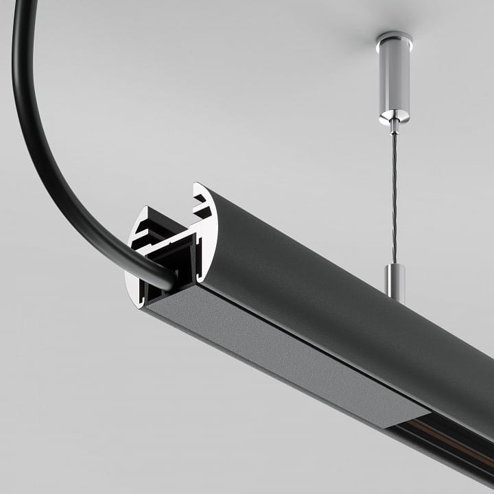 Трек накладной Maytoni Technical Шинопроводы Бэйсити TRX172-R-111B