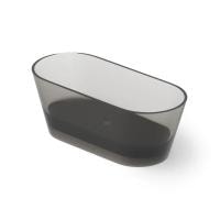 Отдельностоящая ванна Dea Design Shadow 160х70х58 DD8606 1600 R4 smoky black